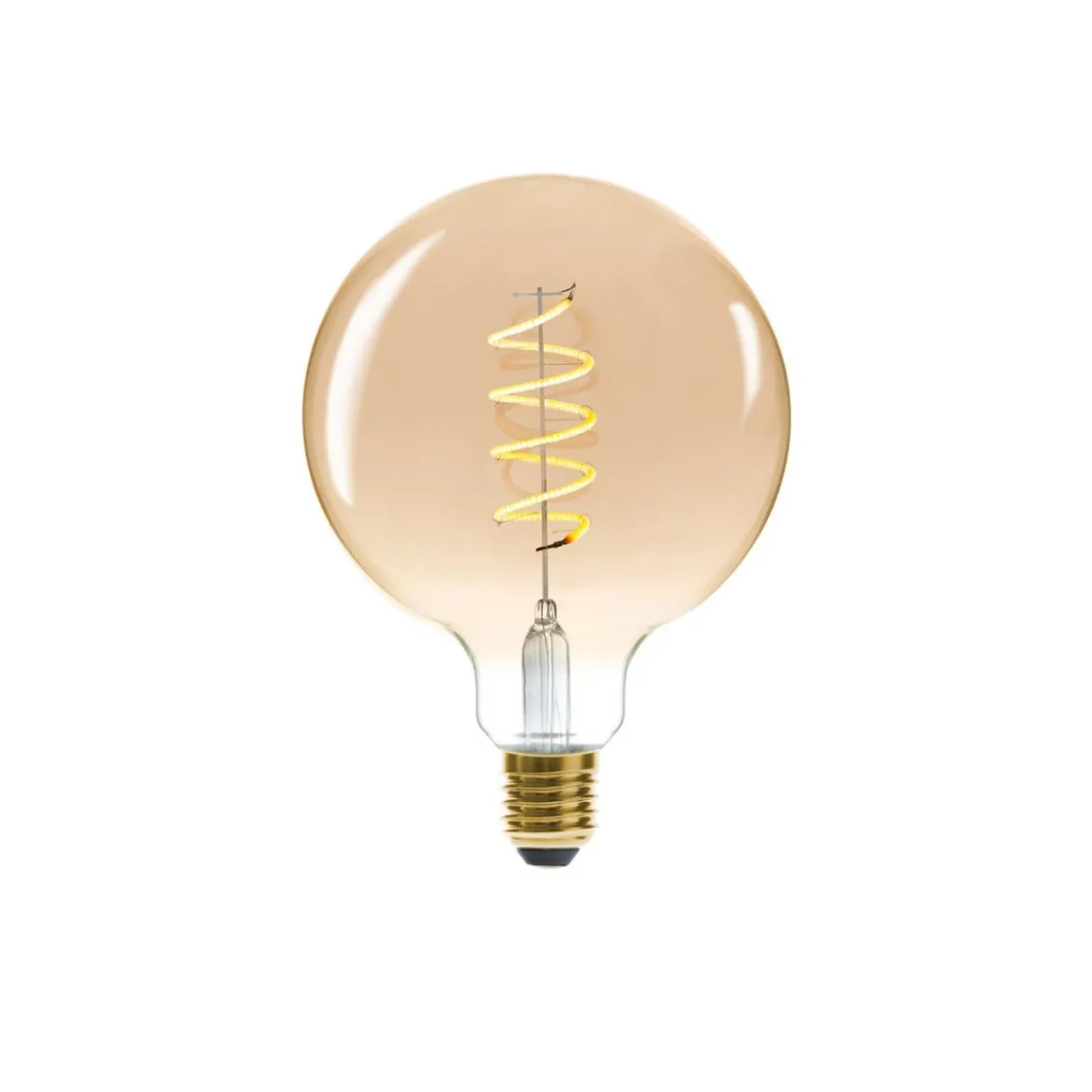 AMPOULE LED TORSADEE AMBRE G125 4W