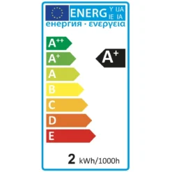 AMPOULE LED TORSADEE AMBRE ST64 4W