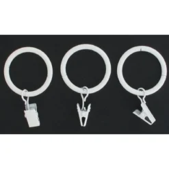 ANNEAU A PINCE D20 X8 BLANC MAT
