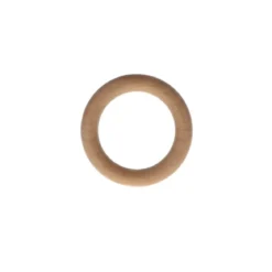 ANNEAUX D.28CM NATUREL VERNIS X10PIECES