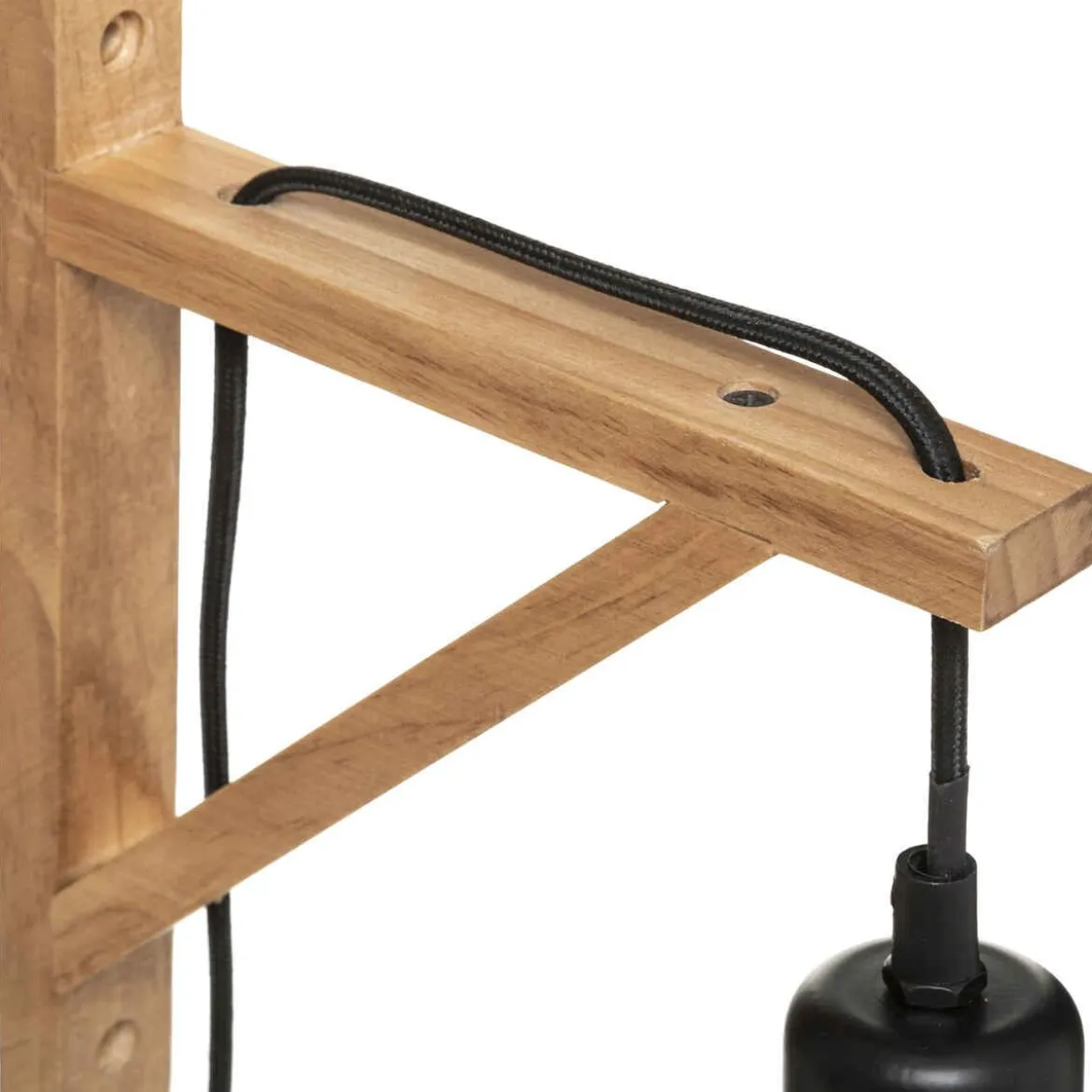 APPLIQUE BOIS WILD NATUREL H.22.5CM