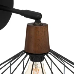 APPLIQUE METAL CAFE BORDELAIS NOIR D.23CM