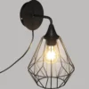 APPLIQUE METAL FLAVE NOIR D.19CM