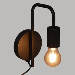 APPLIQUE METAL KELI NOIR D.12CM