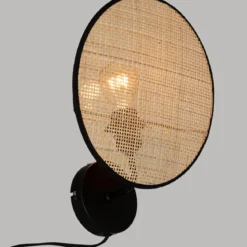 APPLIQUE PAILLE OLME NATUREL D.27CM