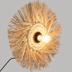 APPLIQUE PAILLE TEA NATUREL D.34CM
