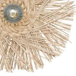 APPLIQUE PAILLE TEA NATUREL D.34CM