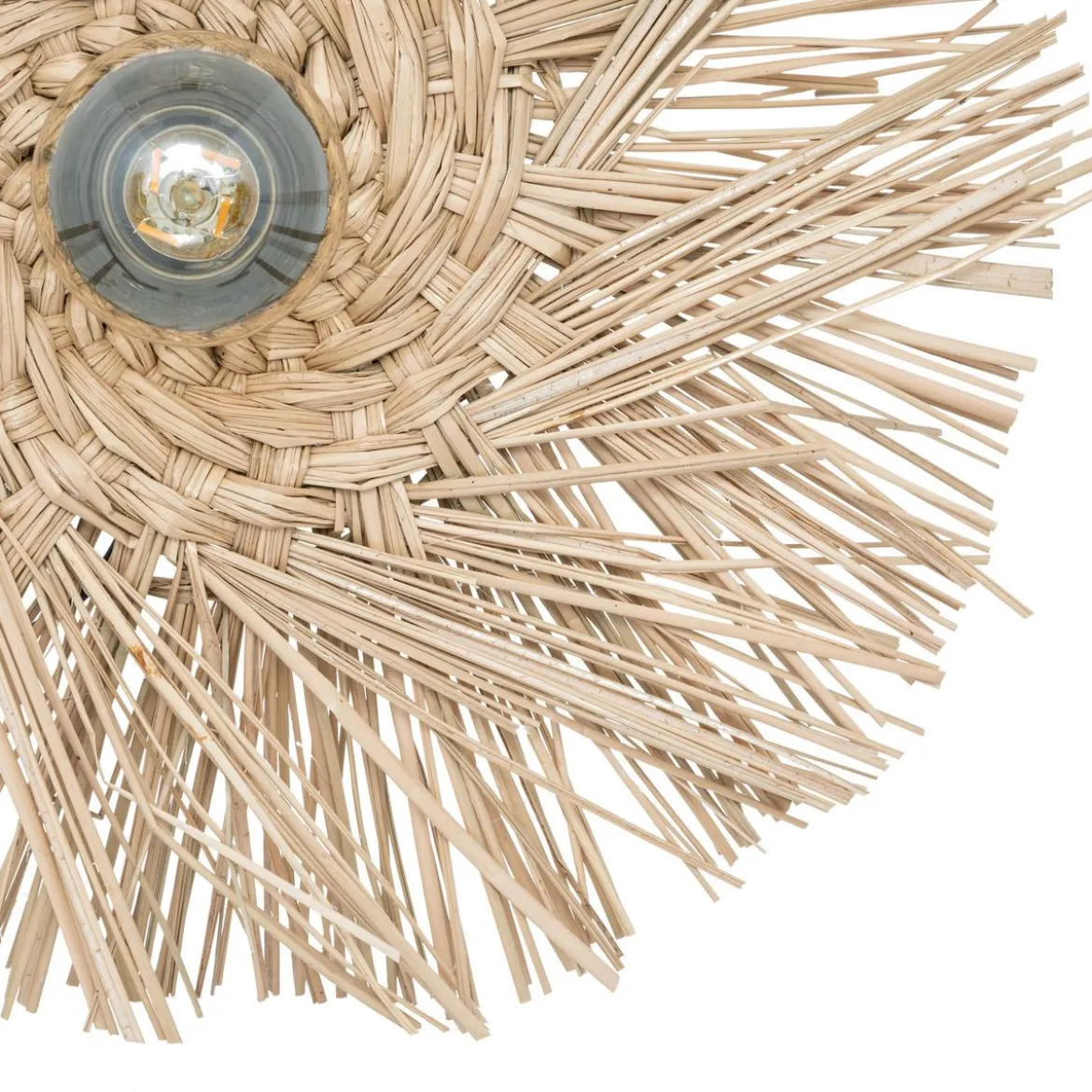 APPLIQUE PAILLE TEA NATUREL D.34CM