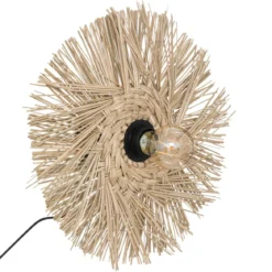 APPLIQUE PAILLE TEA NATUREL D.34CM
