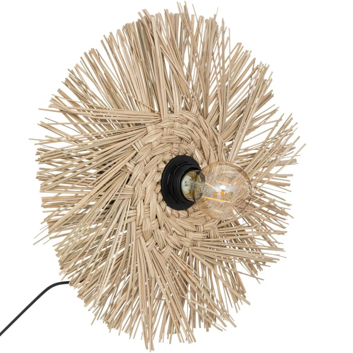 APPLIQUE PAILLE TEA NATUREL D.34CM