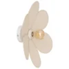 APPLIQUE PETALE LIN NAYA BEIGE D.40CM