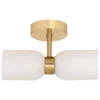 APPLIQUE X2 VERRE RIO BLANC H.26.5CM