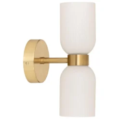 APPLIQUE X2 VERRE RIO BLANC H.26.5CM
