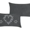 ARLY COUSSIN 30X50CM GRIS LAINE