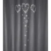 ARLY RIDEAU 135X260CM OEIL GRIS LAINE