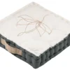 ASANA COUSSIN SOL 45X45X10CM NATUREL COTON RECYCLE