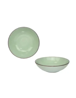 ASSIETTE A DESSERT 20CM ORION VERT GRES