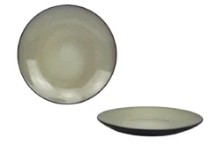 ASSIETTE A DESSERT 20CM PHENIX BICOLORE GRE