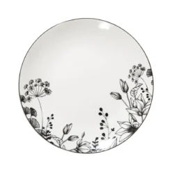 ASSIETTE A DESSERT WHITE FLORAL 20CM