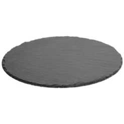 ASSIETTE ARDOISE D.28CM