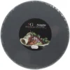 ASSIETTE ARDOISE D.22CM
