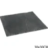 ASSIETTE ARDOISE 30X30CM