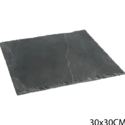 ASSIETTE ARDOISE 30X30CM