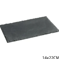 ASSIETTE ARDOISE 14X22CM