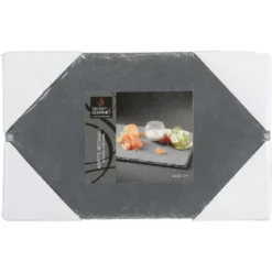 ASSIETTE ARDOISE 14X22CM