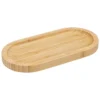 ASSIETTE BAMBOU OVALE 20X10CM