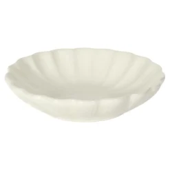 ASSIETTE CREUSE CALISTA ECRU D20CM