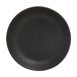 ASSIETTE CREUSE CAVIAR NOIR 20CM