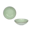ASSIETTE CREUSE 18CM ORION VERT GRES