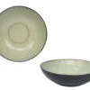ASSIETTE CREUSE 18CM PHENIX BICOLORE GRES