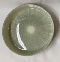 ASSIETTE CREUSE EVA VERT D.18CM