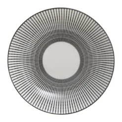 ASSIETTE CREUSE LUNIS NOIR 20.5CM