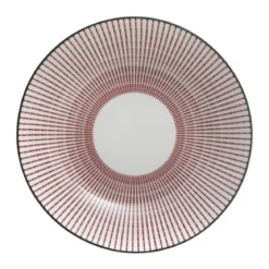 ASSIETTE CREUSE LUNIS ROUGE 20.5CM