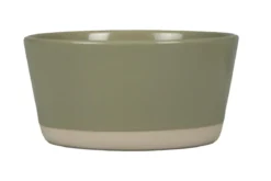 ASSIETTE CREUSE NATURAL 14CM VERT TILLEUL GRES