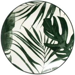 ASSIETTE CREUSE PALME VERT 20CM