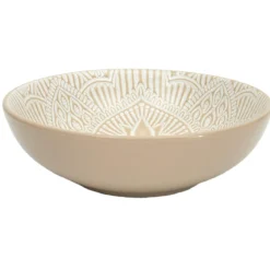 ASSIETTE CREUSE SAHARA BEIGE 18.5CM