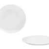 ASSIETTE DESSERT BLANCHE CALOTTE 20.5CM PORCELAINE