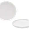 ASSIETTE DESSERT BLANCHE PLANE 20CM PORCELAINE