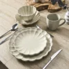 ASSIETTE DESSERT CALISTA ECRU D20CM