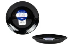 ASSIETTE DESSERT 19CM PAMPILLE NOIR OPAL