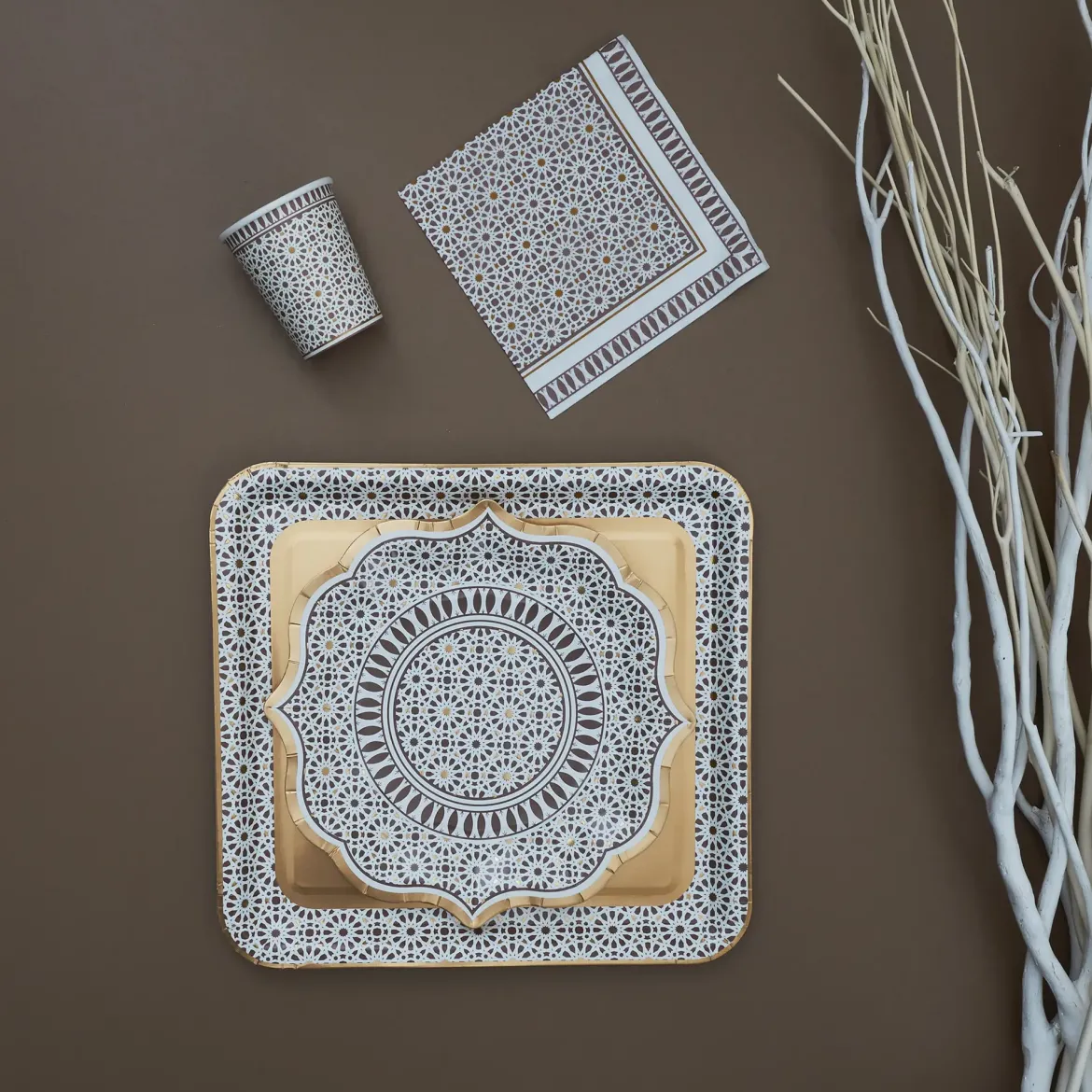 ASSIETTE JETABLE MIRAGE X6 PIECES