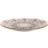 ASSIETTE MANDALA ORANGE D.26CM