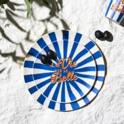 ASSIETTE PLASTIQUE DOLCE VITA D26CM