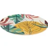 ASSIETTE PLASTIQUE PARADIS EXOTIQUE D.26CM