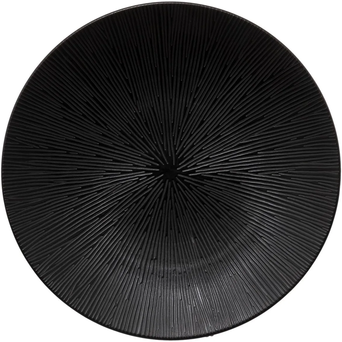 ASSIETTE PLATE ATELIER NOIR D.27CM