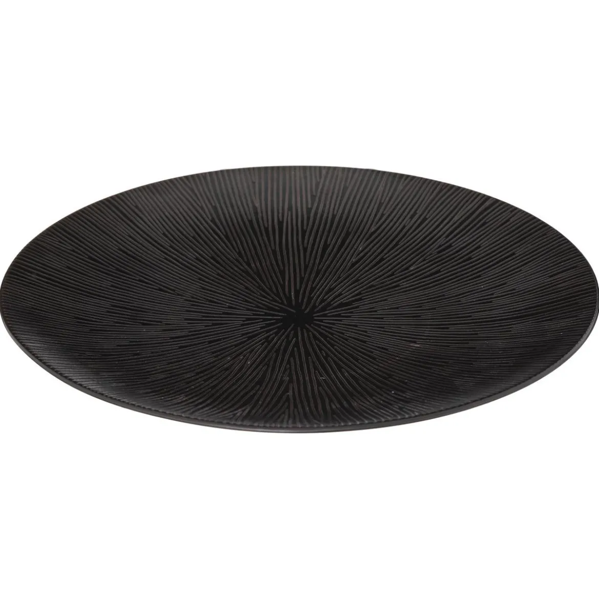 ASSIETTE PLATE ATELIER NOIR D.27CM